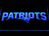 New England Patriots (8) LED Neon Sign Electrical - Blue - TheLedHeroes