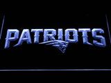 New England Patriots (8) LED Neon Sign Electrical - White - TheLedHeroes