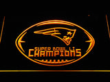 New England Patriots Super Bowl LI Champions LED Neon Sign Electrical - Yellow - TheLedHeroes
