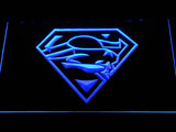 New England Patriots (9) LED Neon Sign USB - Blue - TheLedHeroes