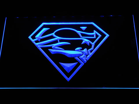 New England Patriots (9) LED Neon Sign Electrical - Blue - TheLedHeroes