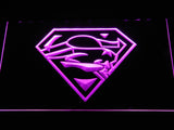New England Patriots (9) LED Neon Sign USB - Purple - TheLedHeroes