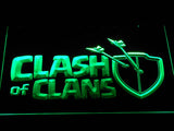 Clash of Clans LED Neon Sign USB - Green - TheLedHeroes