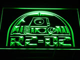 Star Wars R2-D2 (2) LED Neon Sign USB - Green - TheLedHeroes
