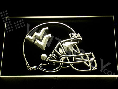 West Virginia Mountaineers LED Sign - Yellow - TheLedHeroes
