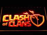 FREE Clash of Clans LED Sign - Orange - TheLedHeroes