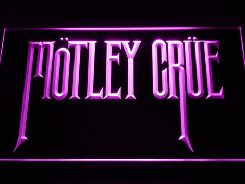 Motley Crue LED Neon Sign USB - Purple - TheLedHeroes