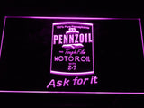 Pennzoil Motor Oil LED Neon Sign Electrical - Purple - TheLedHeroes