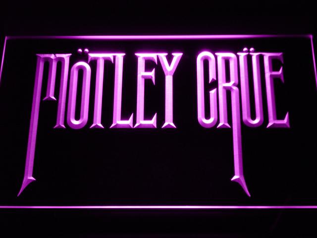 Motley Crue LED Neon Sign Electrical - Purple - TheLedHeroes