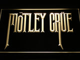 FREE Motley Crue LED Sign - Yellow - TheLedHeroes