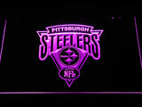 Pittsburgh Steelers (10) LED Neon Sign USB - Purple - TheLedHeroes