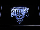 Pittsburgh Steelers (10) LED Neon Sign USB - White - TheLedHeroes