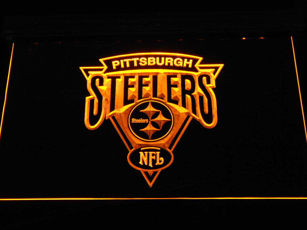 FREE Pittsburgh Steelers (10) LED Sign - Yellow - TheLedHeroes