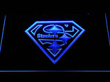 Pittsburgh Steelers (11) LED Neon Sign Electrical - Blue - TheLedHeroes