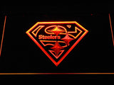 Pittsburgh Steelers (11) LED Neon Sign USB - Orange - TheLedHeroes