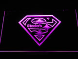 Pittsburgh Steelers (11) LED Neon Sign Electrical - Purple - TheLedHeroes