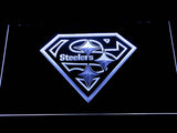 Pittsburgh Steelers (11) LED Sign - White - TheLedHeroes