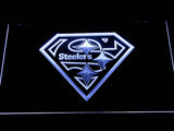 Pittsburgh Steelers (11) LED Neon Sign Electrical - White - TheLedHeroes