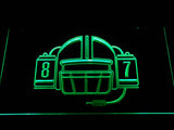 New England Patriots Rob Gronkowski LED Neon Sign USB - Green - TheLedHeroes