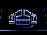 New England Patriots Rob Gronkowski LED Neon Sign USB - White - TheLedHeroes