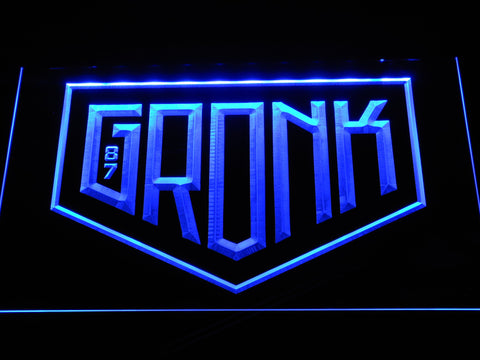 New England Patriots Rob Gronkowski (2) LED Neon Sign Electrical - Blue - TheLedHeroes