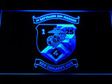1st Battalion 25th Marines LED Neon Sign Electrical - Blue - TheLedHeroes