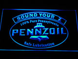 FREE Pennzoil Sound Your Z LED Sign - Blue - TheLedHeroes