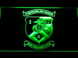 1st Battalion 25th Marines LED Neon Sign USB - Green - TheLedHeroes