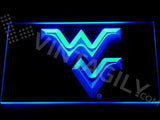 West Virginia Mountaineers 2 LED Neon Sign Electrical - Blue - TheLedHeroes