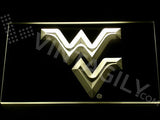 FREE West Virginia Mountaineers 2 LED Sign - Yellow - TheLedHeroes