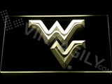 West Virginia Mountaineers 2 LED Neon Sign Electrical - Yellow - TheLedHeroes