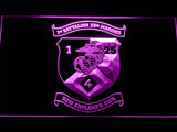 1st Battalion 25th Marines LED Neon Sign Electrical - Purple - TheLedHeroes