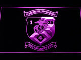 1st Battalion 25th Marines LED Neon Sign USB - Purple - TheLedHeroes