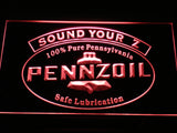 FREE Pennzoil Sound Your Z LED Sign - Red - TheLedHeroes