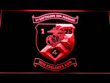 1st Battalion 25th Marines LED Neon Sign USB - Red - TheLedHeroes