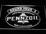 Pennzoil Sound Your Z LED Neon Sign Electrical - White - TheLedHeroes
