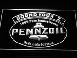 FREE Pennzoil Sound Your Z LED Sign - White - TheLedHeroes