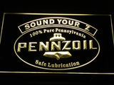 Pennzoil Sound Your Z LED Neon Sign Electrical - Yellow - TheLedHeroes