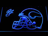 Tampa Bay Buccaneers Josh Freeman LED Neon Sign USB - Blue - TheLedHeroes