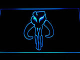 Star Wars Boba Fett Mandalorian Skull LED Neon Sign Electrical -  - TheLedHeroes