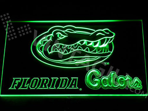 FREE Florida Gators 2 LED Sign - Green - TheLedHeroes