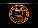 FREE 1st Infantry Division Operation Iraqi LED Sign - Orange - TheLedHeroes