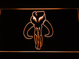Star Wars Boba Fett Mandalorian Skull LED Neon Sign USB -  - TheLedHeroes