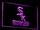Chicago White Sox (2) LED Neon Sign USB - Purple - TheLedHeroes