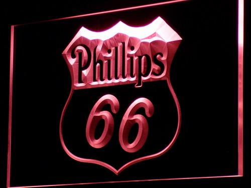 Phillips 66 LED Neon Sign Electrical - Red - TheLedHeroes