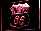 Phillips 66 LED Neon Sign USB - Red - TheLedHeroes