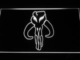 Star Wars Boba Fett Mandalorian Skull LED Neon Sign USB -  - TheLedHeroes