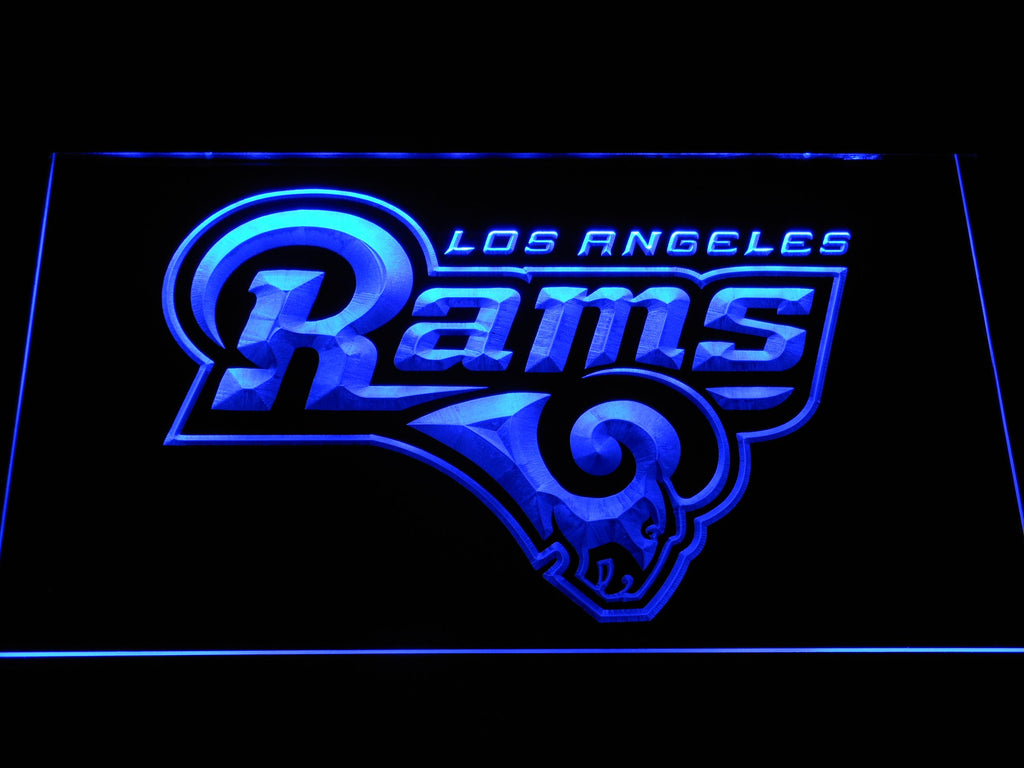 Los Angeles Rams LED Neon Sign Electrical - Blue - TheLedHeroes
