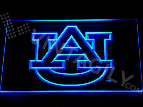 Auburn Tigers LED Neon Sign Electrical - Blue - TheLedHeroes