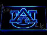 Auburn Tigers LED Neon Sign USB - Blue - TheLedHeroes